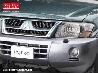 Mitsubishi Pajero V73, green metallic SunStar Metallmodell 1:18